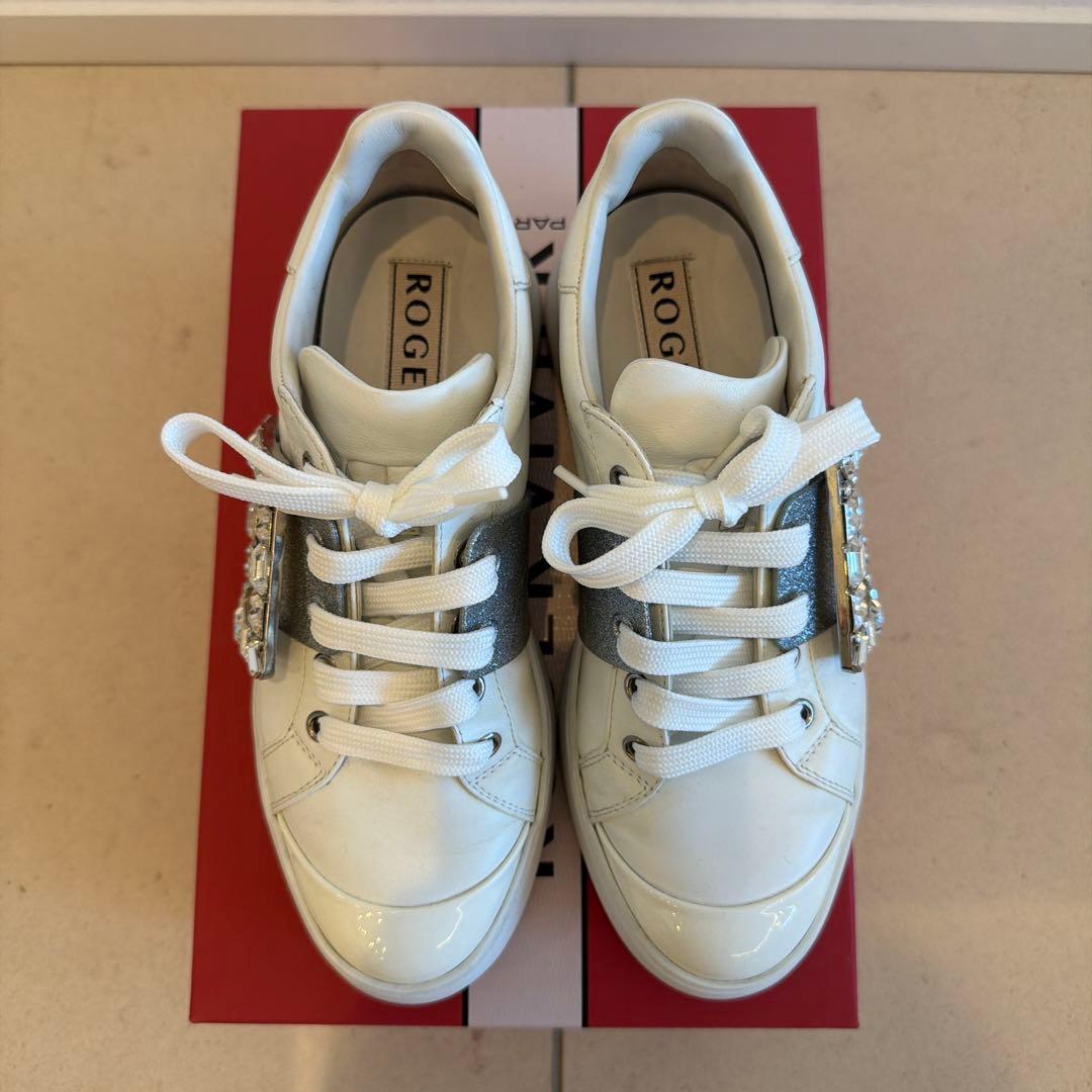 あられさん専用RV ストーン付きホワイトスニーカー