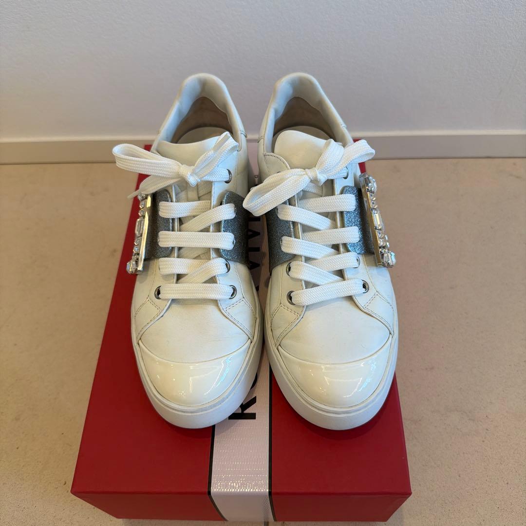 あられさん専用RV ストーン付きホワイトスニーカー