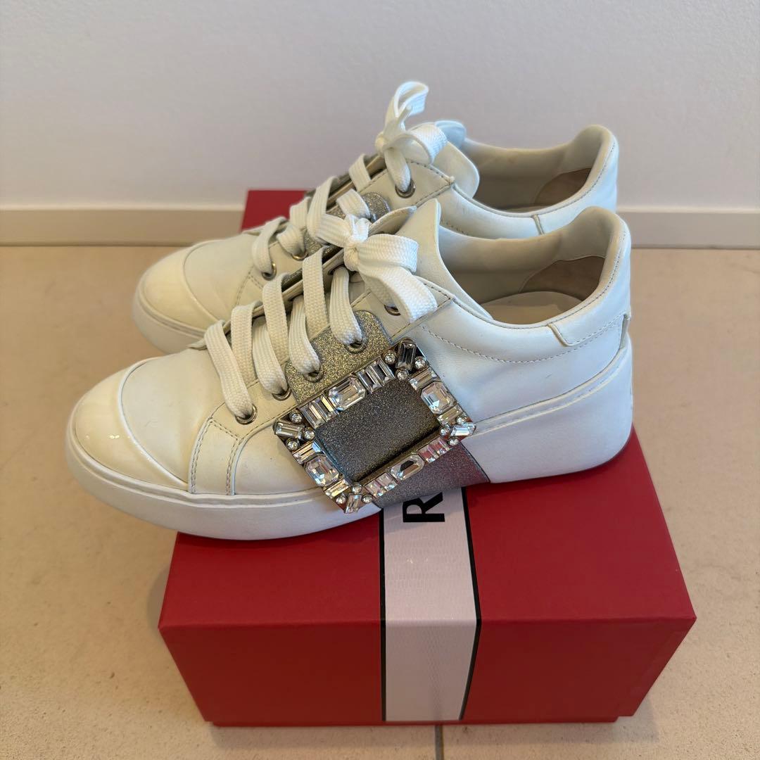 あられさん専用RV ストーン付きホワイトスニーカー
