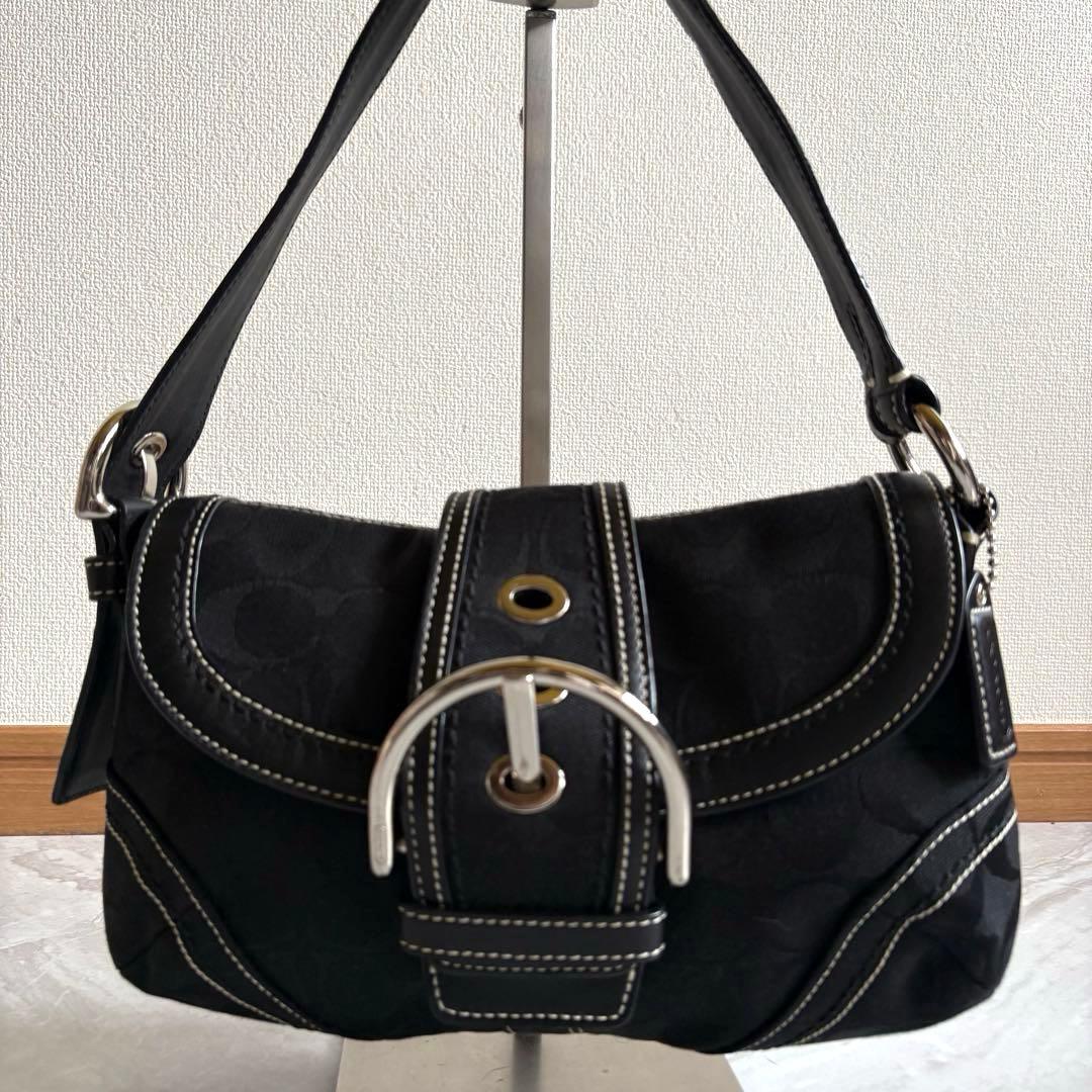 COACH コーチ　ソーホー ワンショルダーバッグ 10296 黒 極美品