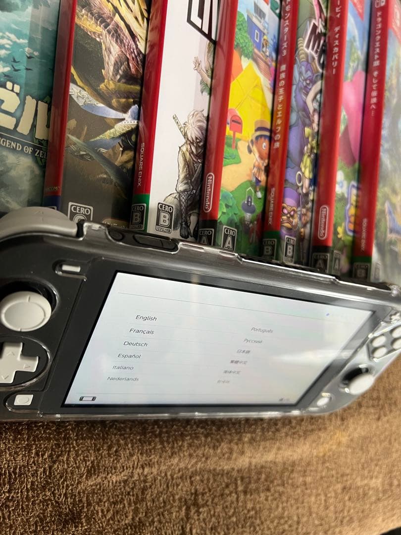 Nintendo Switch Lite グレー 本体　北米版　ソフト10本