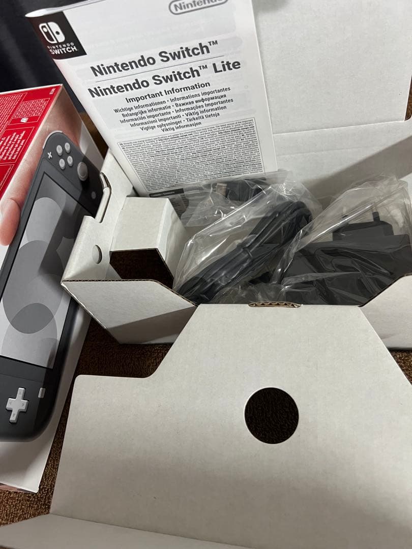 Nintendo Switch Lite グレー 本体　北米版　ソフト10本