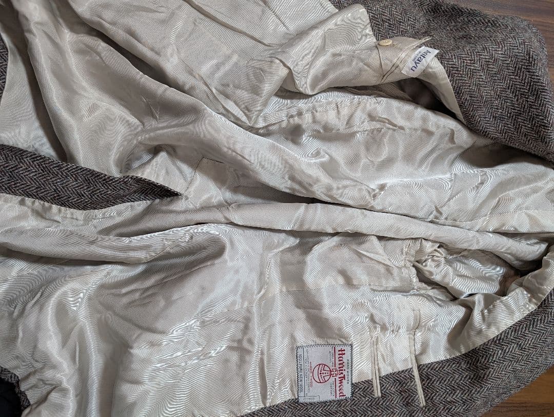 Harris Tweed ハリスツイード チェスターコート LL