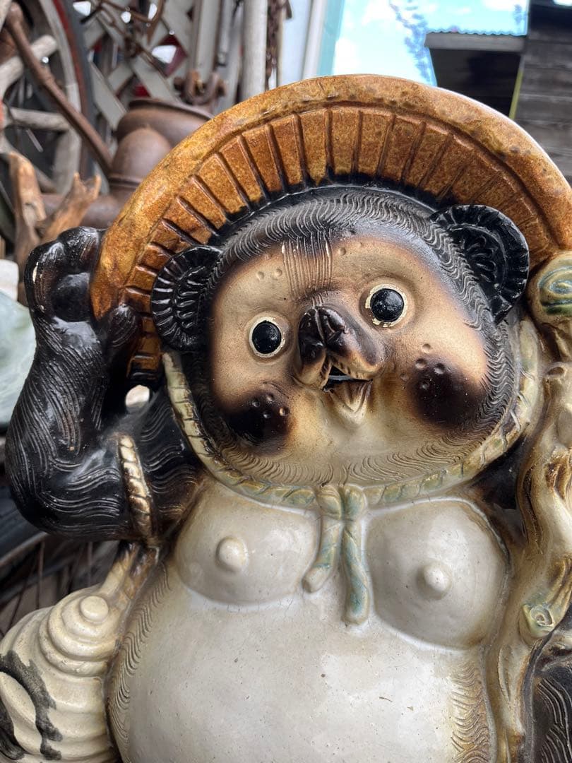 shota たぬきの置物、たぬき55センチ、たぬきの傘立て置物、傘立て、