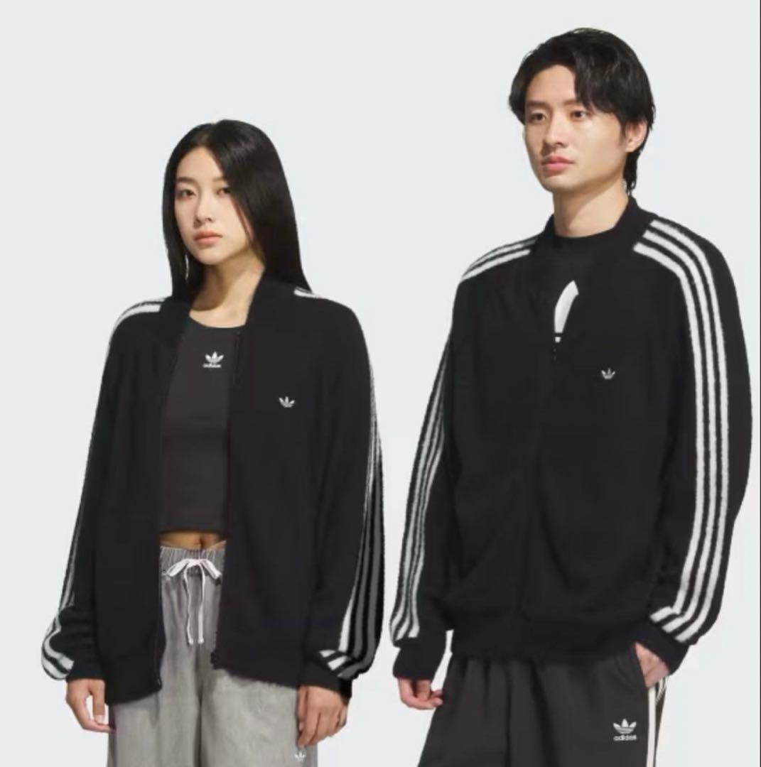 adidas XL SST トラックトップ ニット ブラック 新品未使用