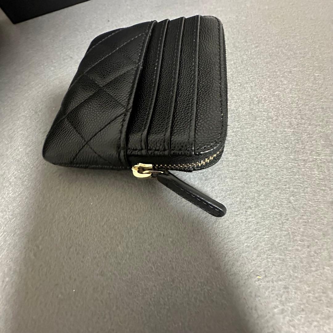 ほぼ未使用CHANEL キャビアスキン　マトラッセ　ケース