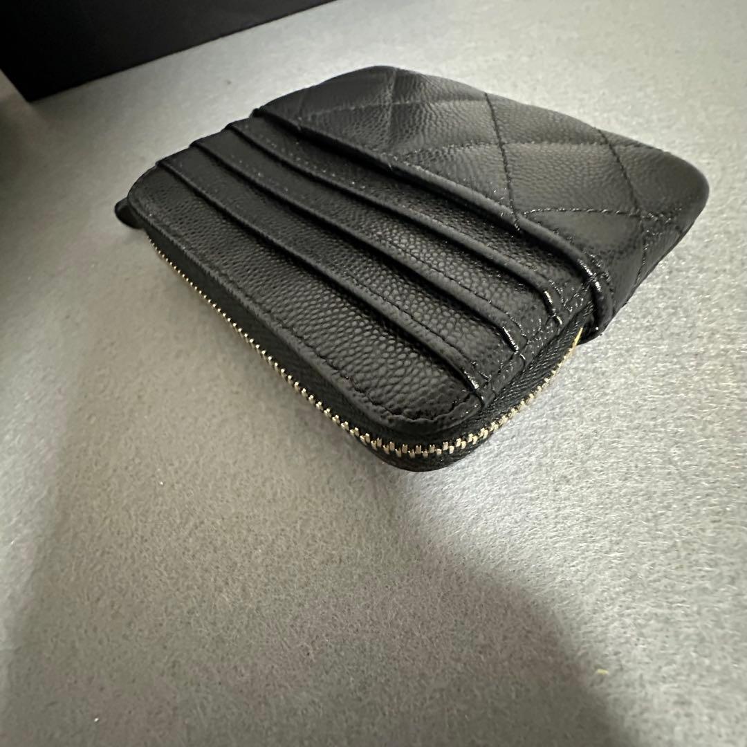 ほぼ未使用CHANEL キャビアスキン　マトラッセ　ケース