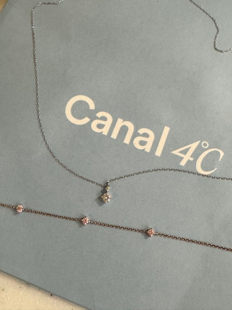Canal 4°C シルバー ネックレス ブレスレット セット 箱あり