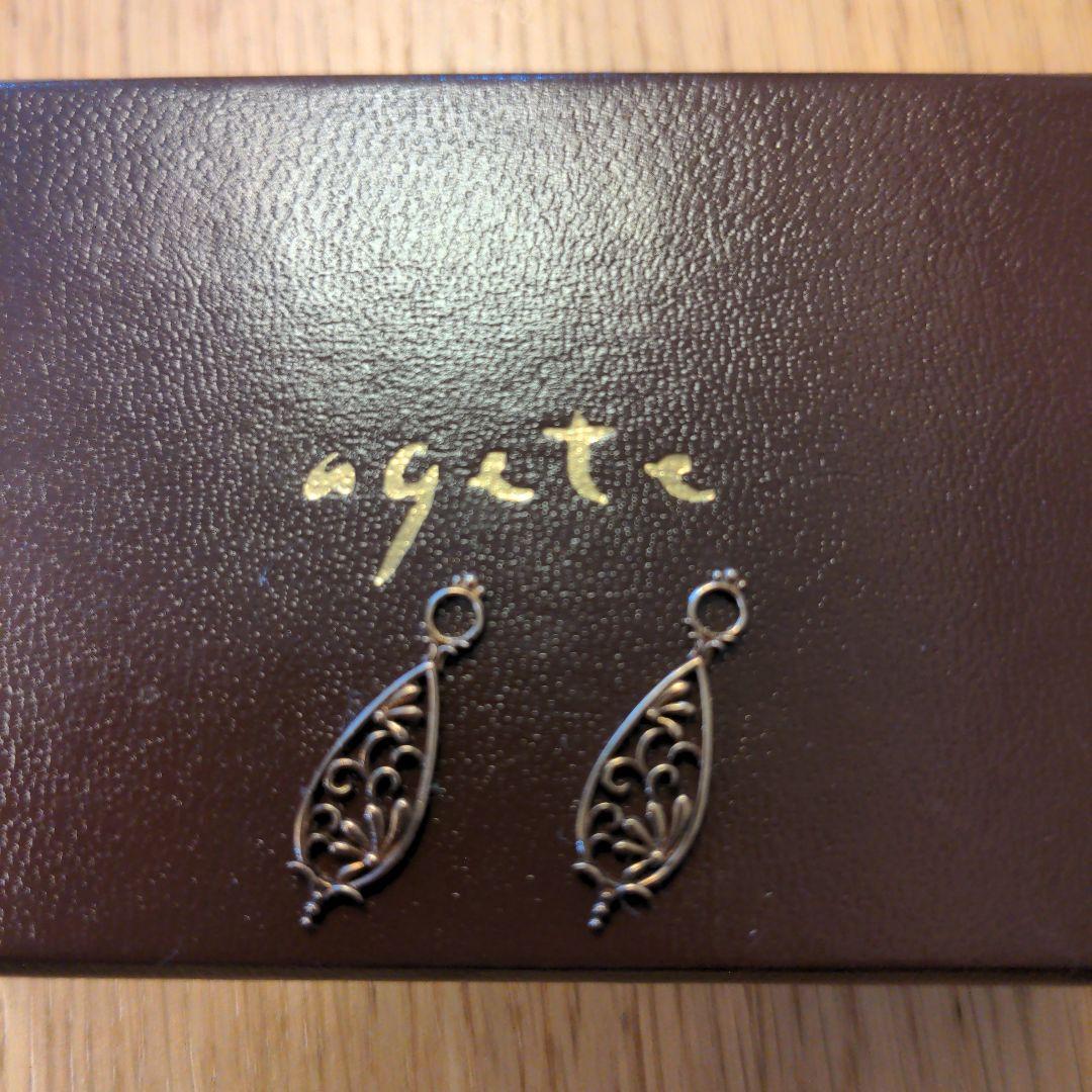 agete　k5ピアスチャーム