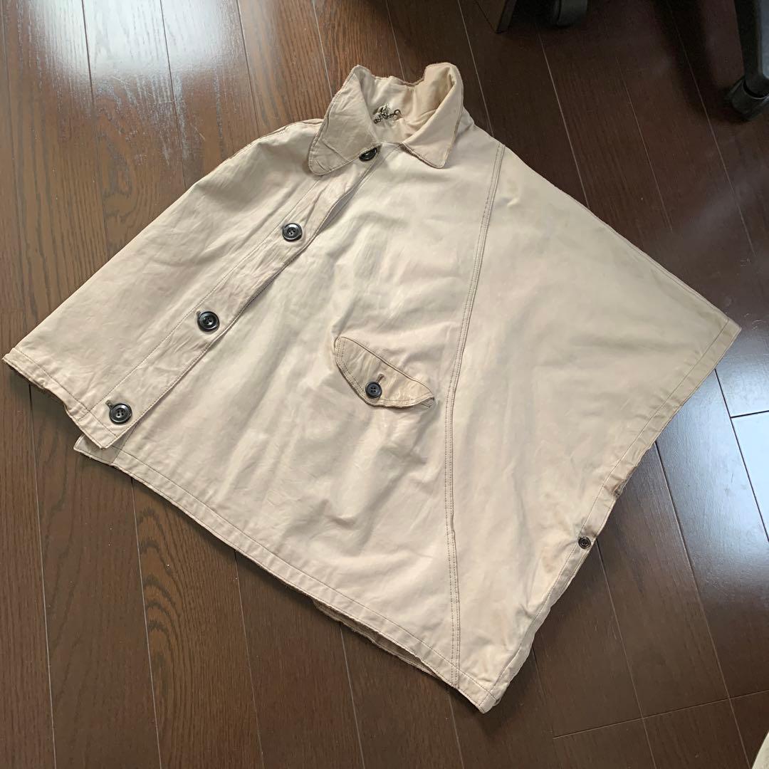 裕*様 sisii シシ　レザーポンチョ　グレージュ