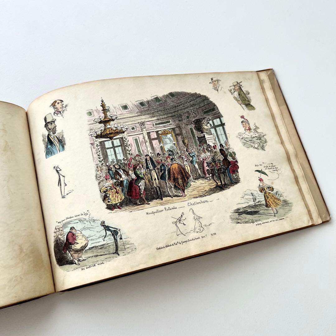 My Sketch Book⠀クルックシャンク⠀1830年代　希少　アンティーク