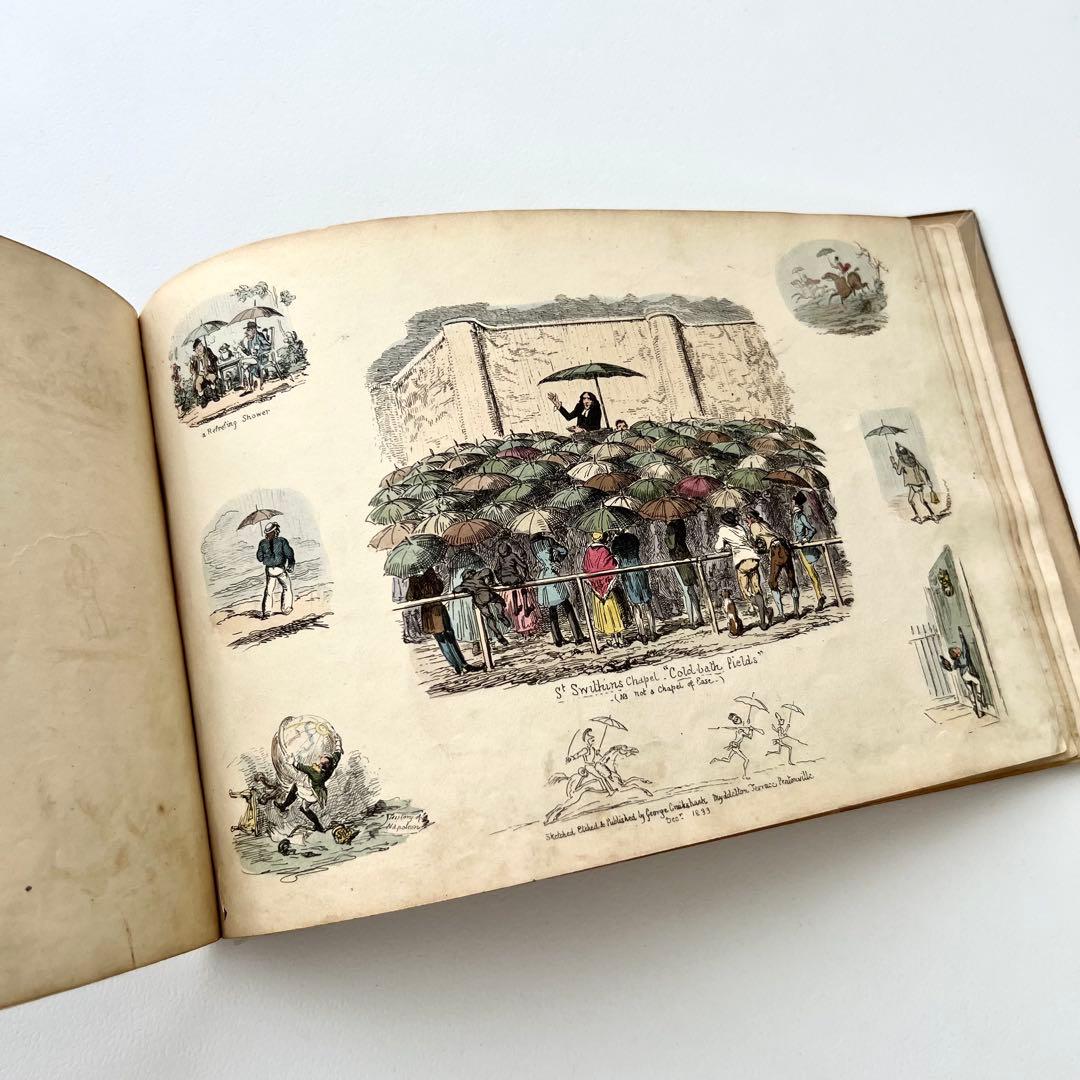 My Sketch Book⠀クルックシャンク⠀1830年代　希少　アンティーク