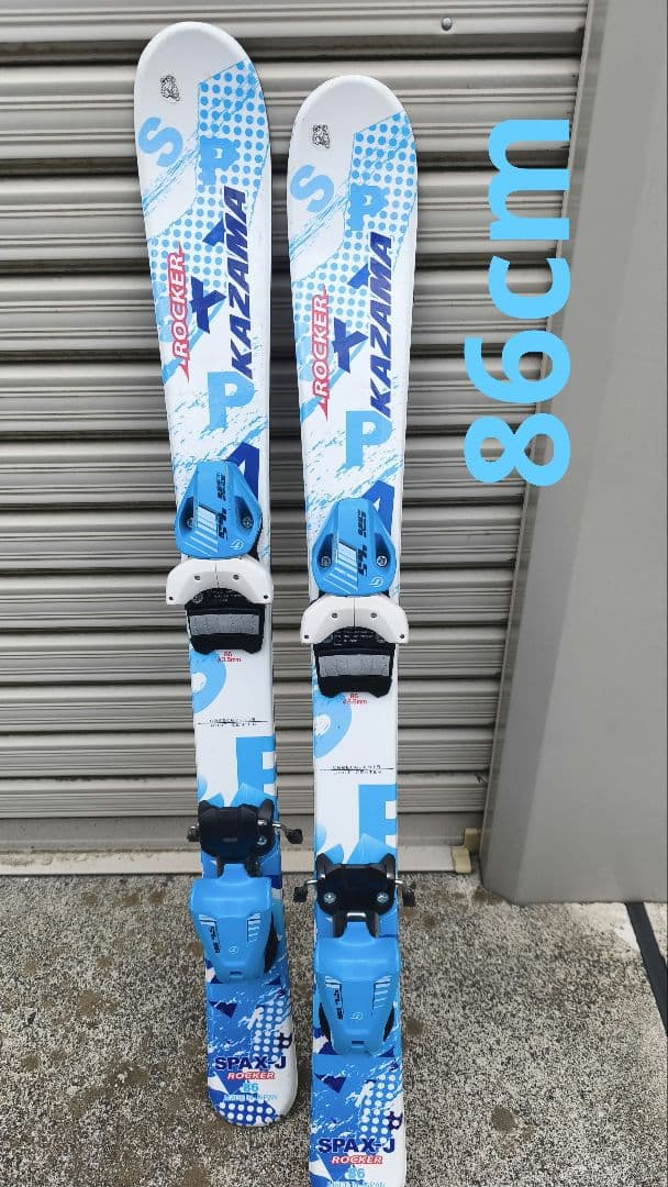KAZAMA ROCKER スキー板 青白 子供　ジュニア　86cm