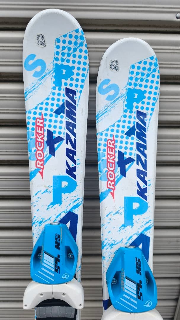 KAZAMA ROCKER スキー板 青白 子供　ジュニア　86cm