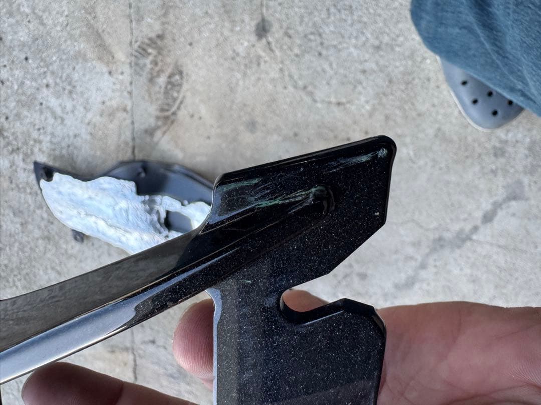 ZX-14R サイドフィン サイドカウル 左右SET ブラック