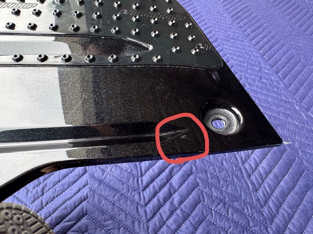 ZX-14R サイドフィン サイドカウル 左右SET ブラック