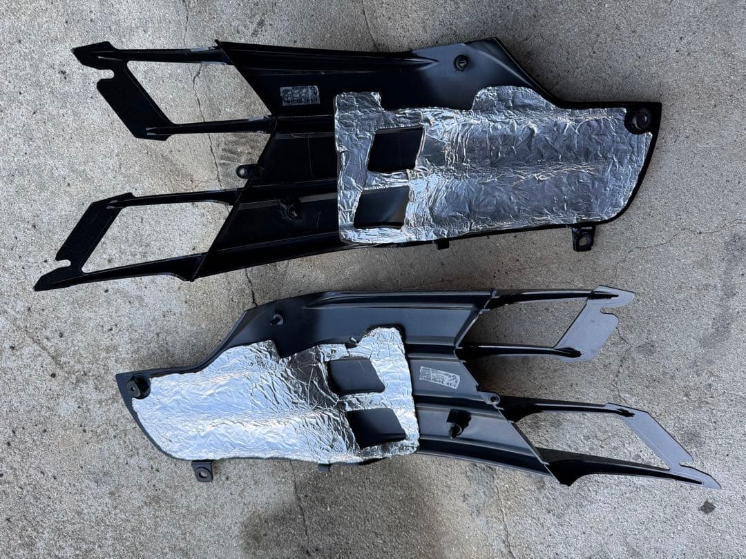 ZX-14R サイドフィン サイドカウル 左右SET ブラック