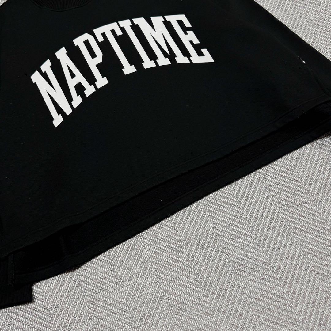 極美品 ナップタイム AAA 西島隆弘 クロップド ショート丈 ロゴ スウェット