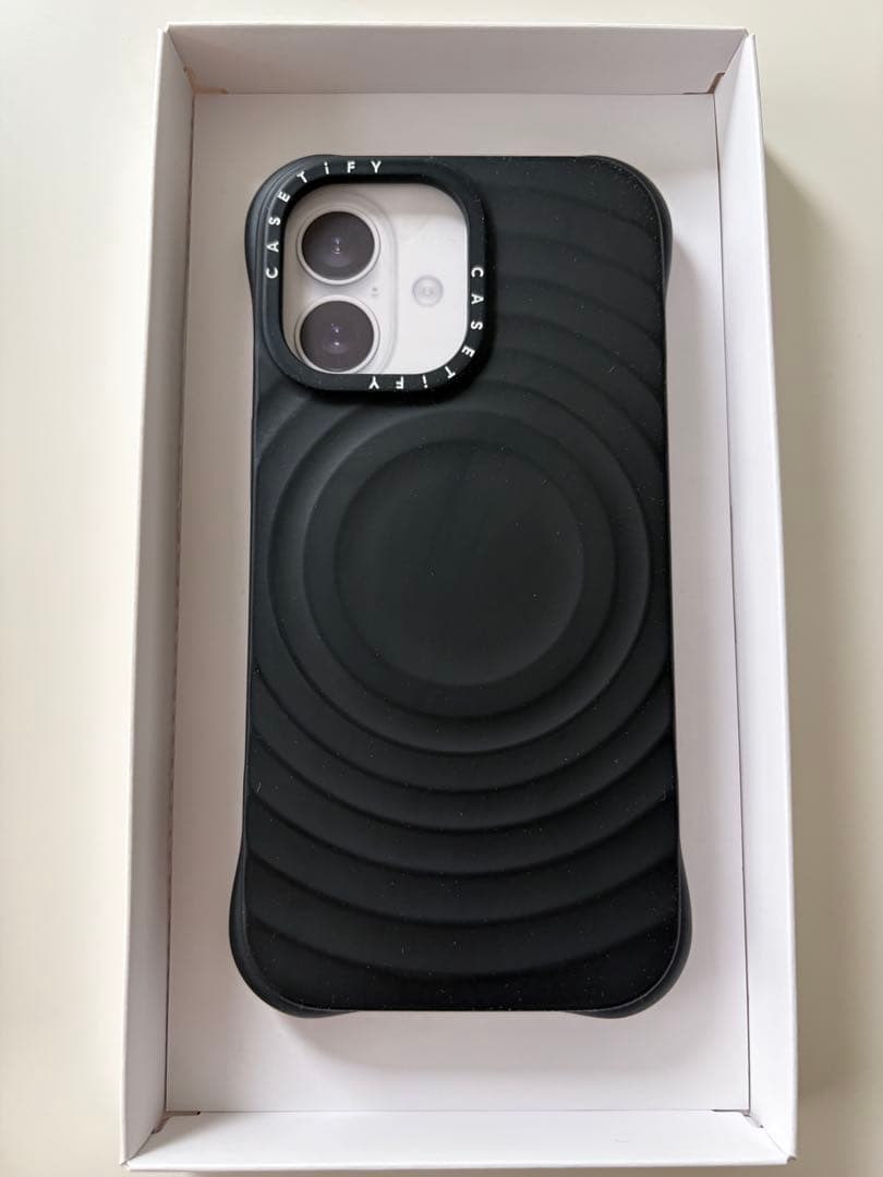 【新品】 CASETiFY iPhone17 ウェーブシリコンケース