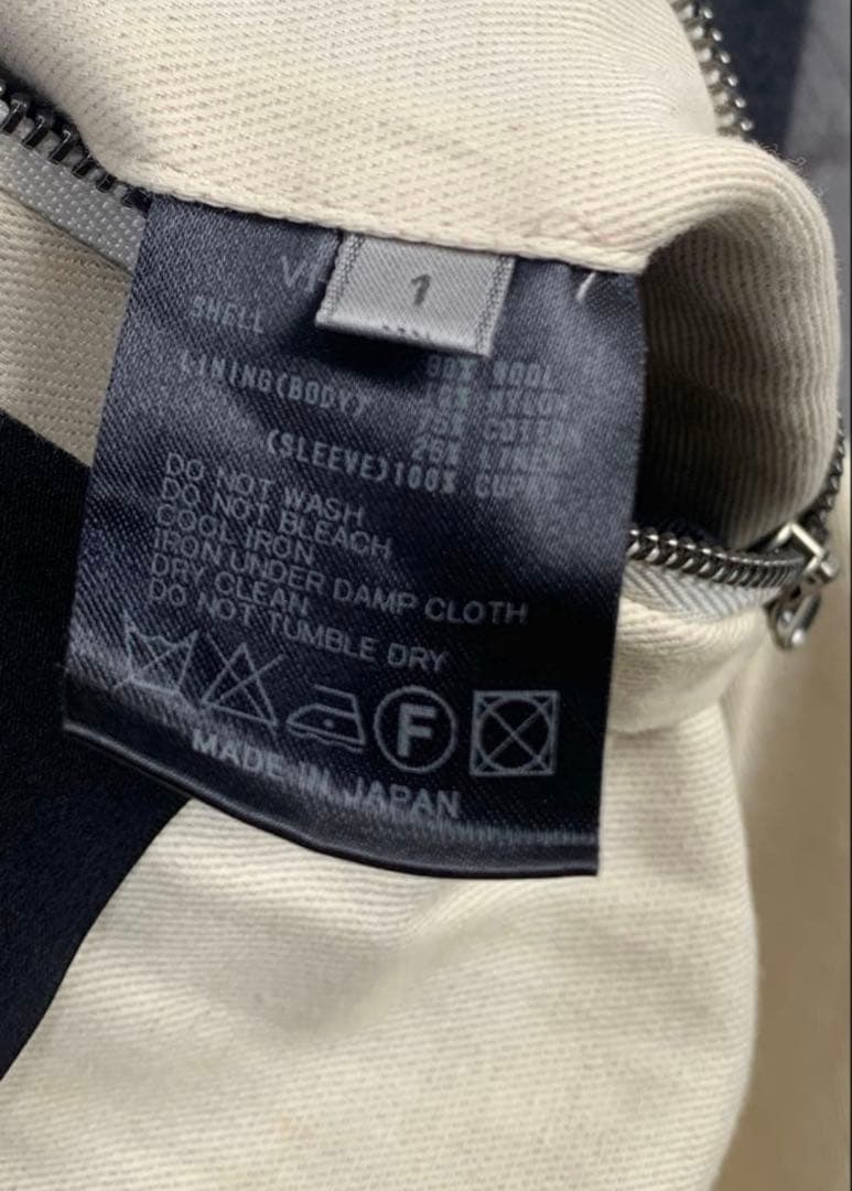 変形 コート　The Viridi-anne highneck woolcoat