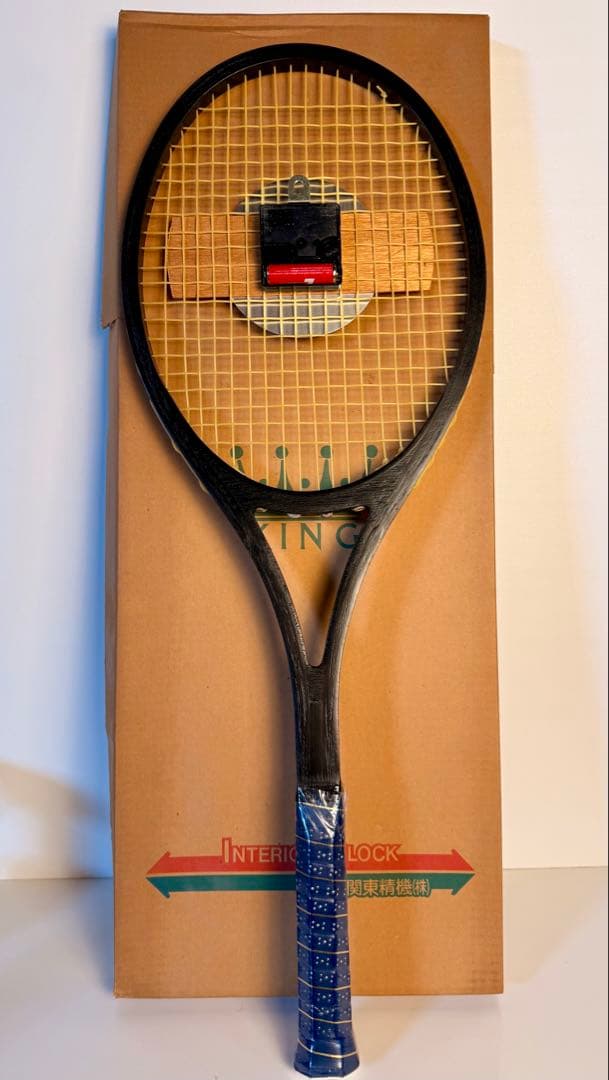 ヴィンテージ アンティーク レトロ QUARTZ テニス ラケット 木製