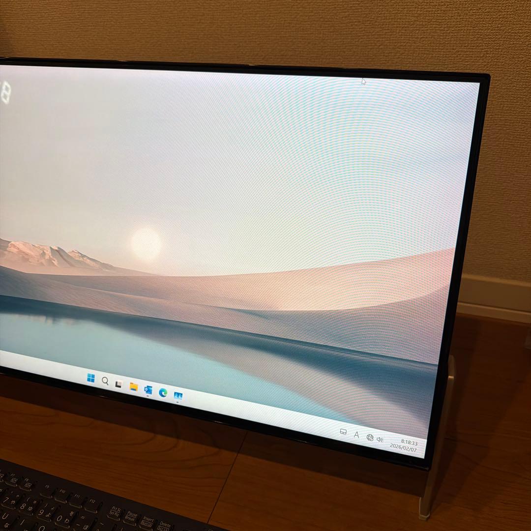 美品 Win11最新 富士通 デスクトップPC 23.8インチ　大容量 3TB