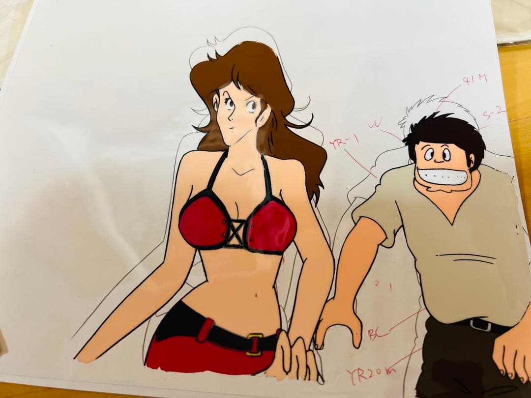 ルパン三世　宮崎駿　栗田　モンキーパンチ直筆サイン色紙　証明書付カリオストロの城