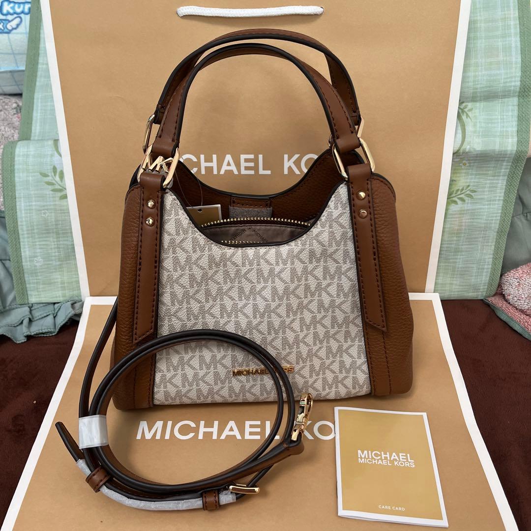 K*3様 MICHAEL KORS ショルダーバッグ ベージュ/ブラウン