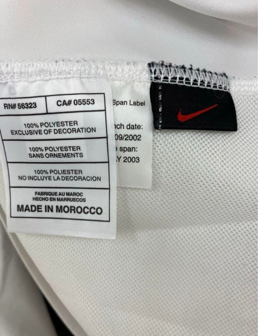 02/03 マンチェスターユナイテッド　ベッカム　長袖アウェイユニフォーム