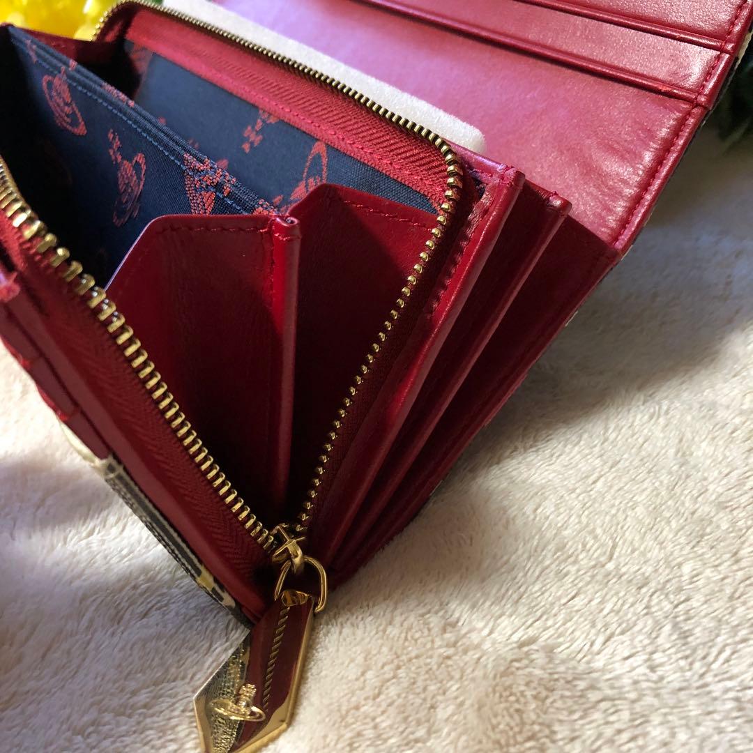 Yapoon!ハンドメイド資材　未使用♡ ヴィヴィアンウエストウッド長財布