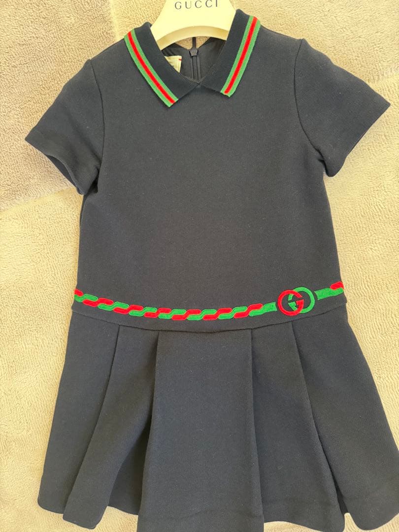 GUCCI ネイビー ワンピース 110cm