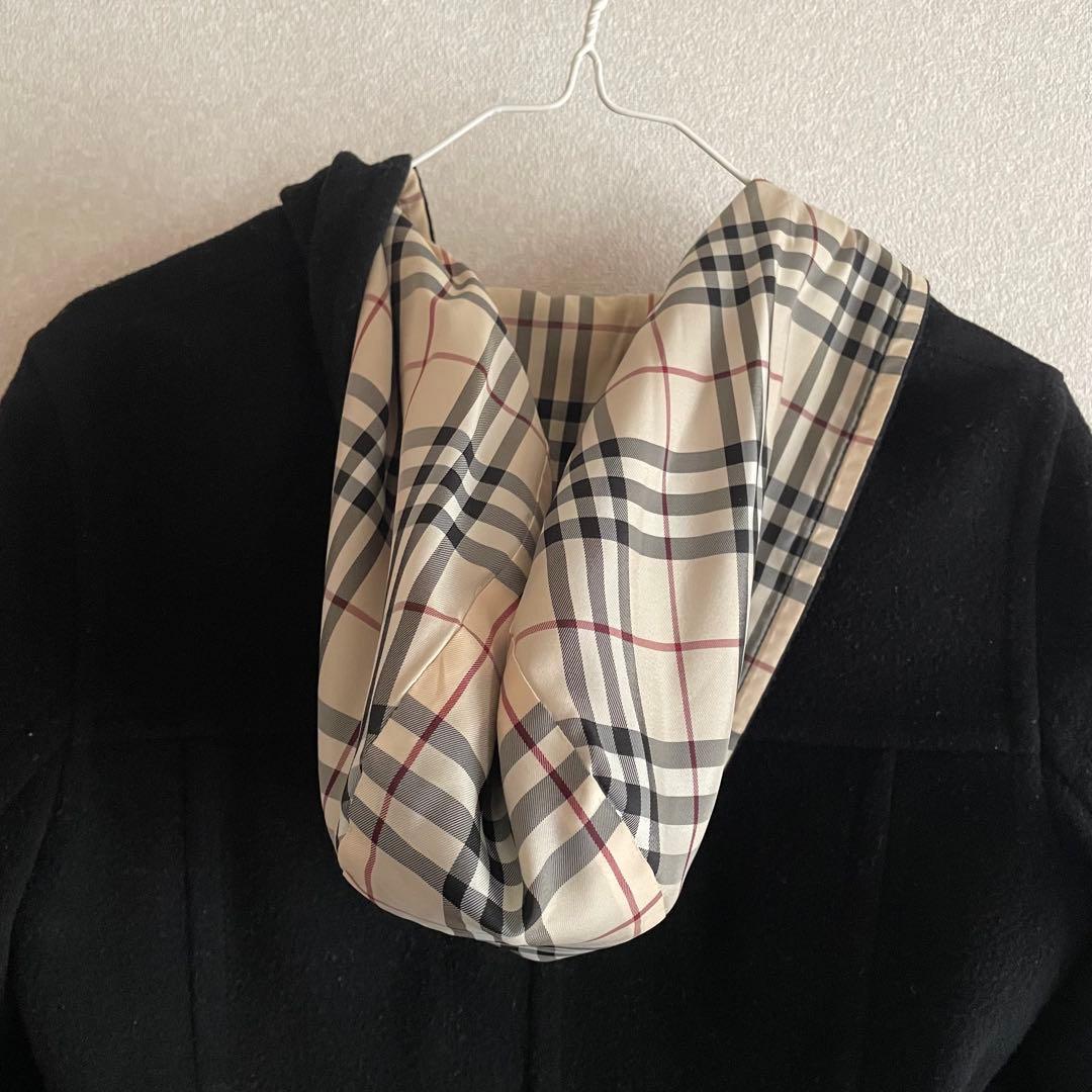 BURBERRY フード付きブラックジャケット　サイズ40