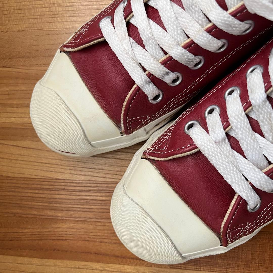 コンバース ジャックパーセル 90's USA製 24cm レッド レザー