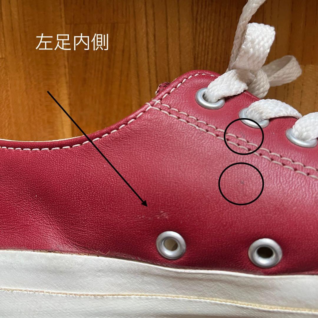 コンバース ジャックパーセル 90's USA製 24cm レッド レザー