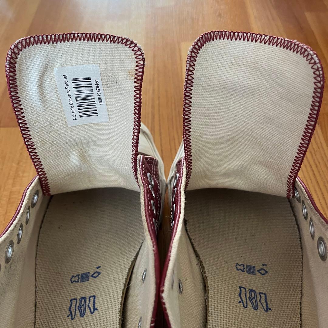 コンバース ジャックパーセル 90's USA製 24cm レッド レザー