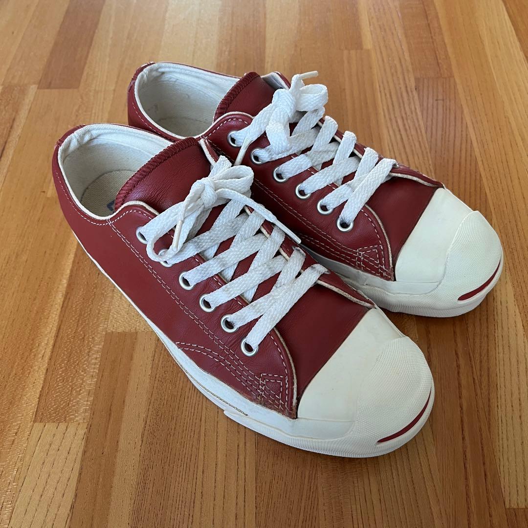 コンバース ジャックパーセル 90's USA製 24cm レッド レザー