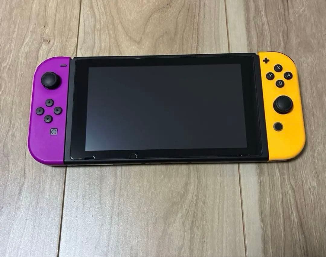 【美品】バッテリー強化版 Nintendo Switch 本体 保護フィルム付