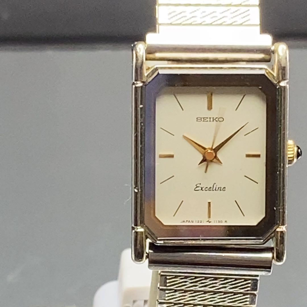1999年製 SEIKO エクセリーヌ クォーツ 電池交換済 日本製