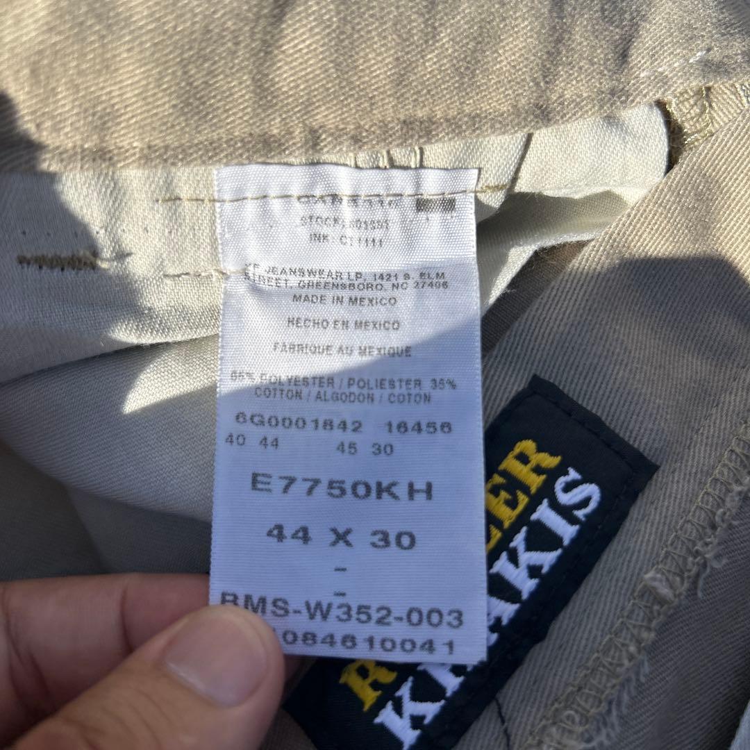 極太 裾幅24cm 2タック 90s 〜 RUSTLER チノパン メキシコ製