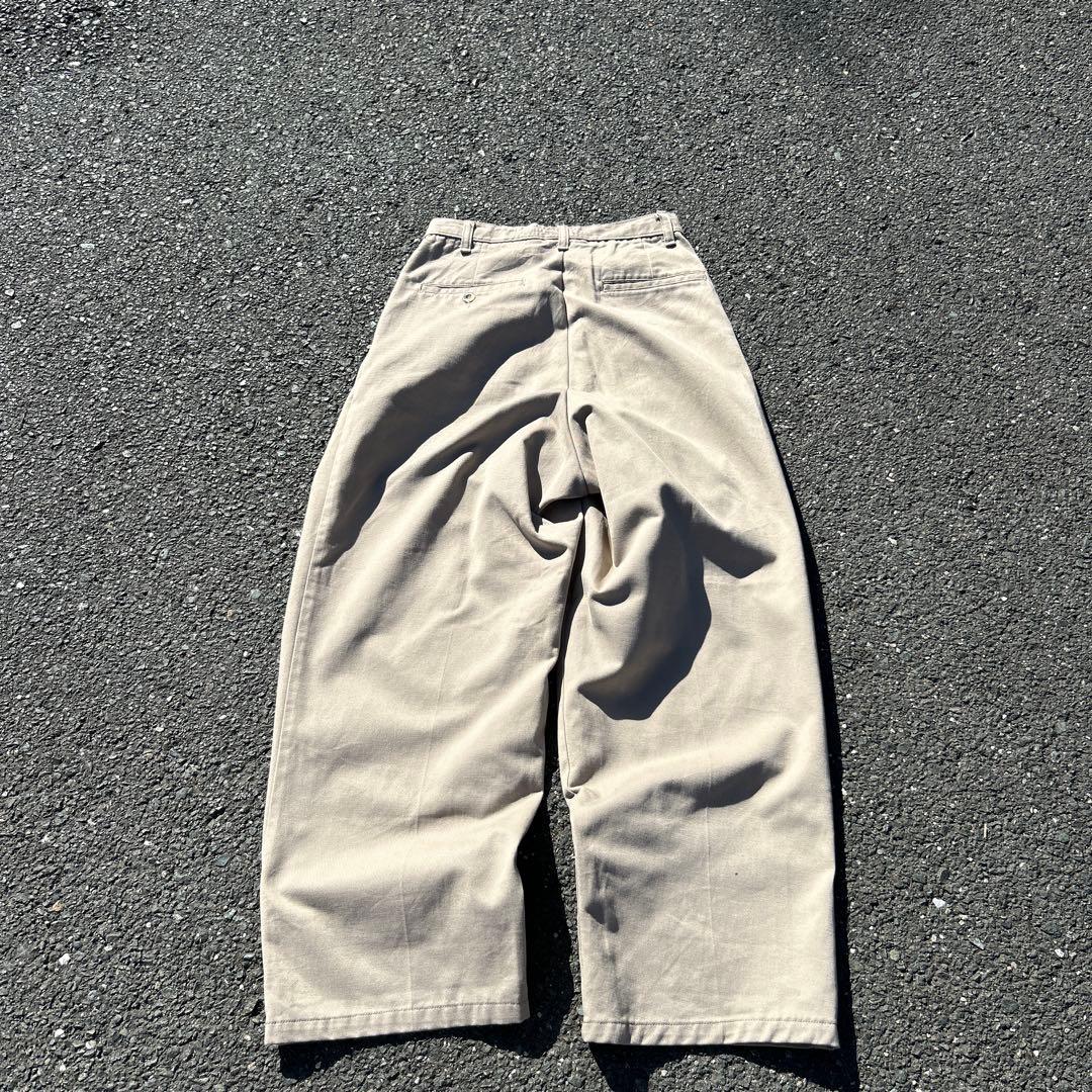 極太 裾幅24cm 2タック 90s 〜 RUSTLER チノパン メキシコ製