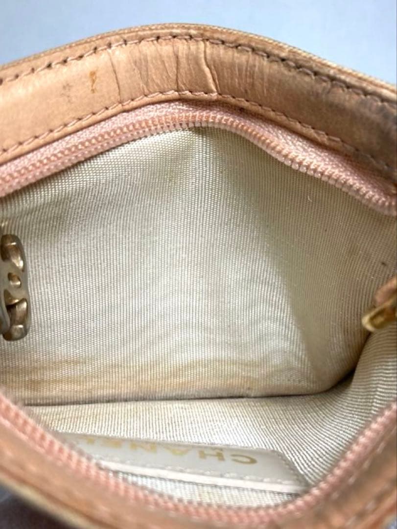 シャネル　キャンバス　キーリング付き　ケース　カードケース　箱付き