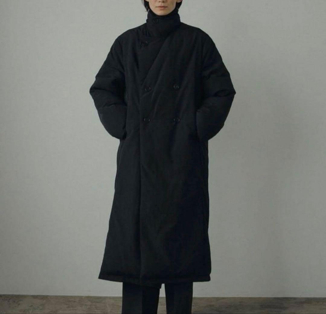 アンヌーク 黒 ダウンロングコート