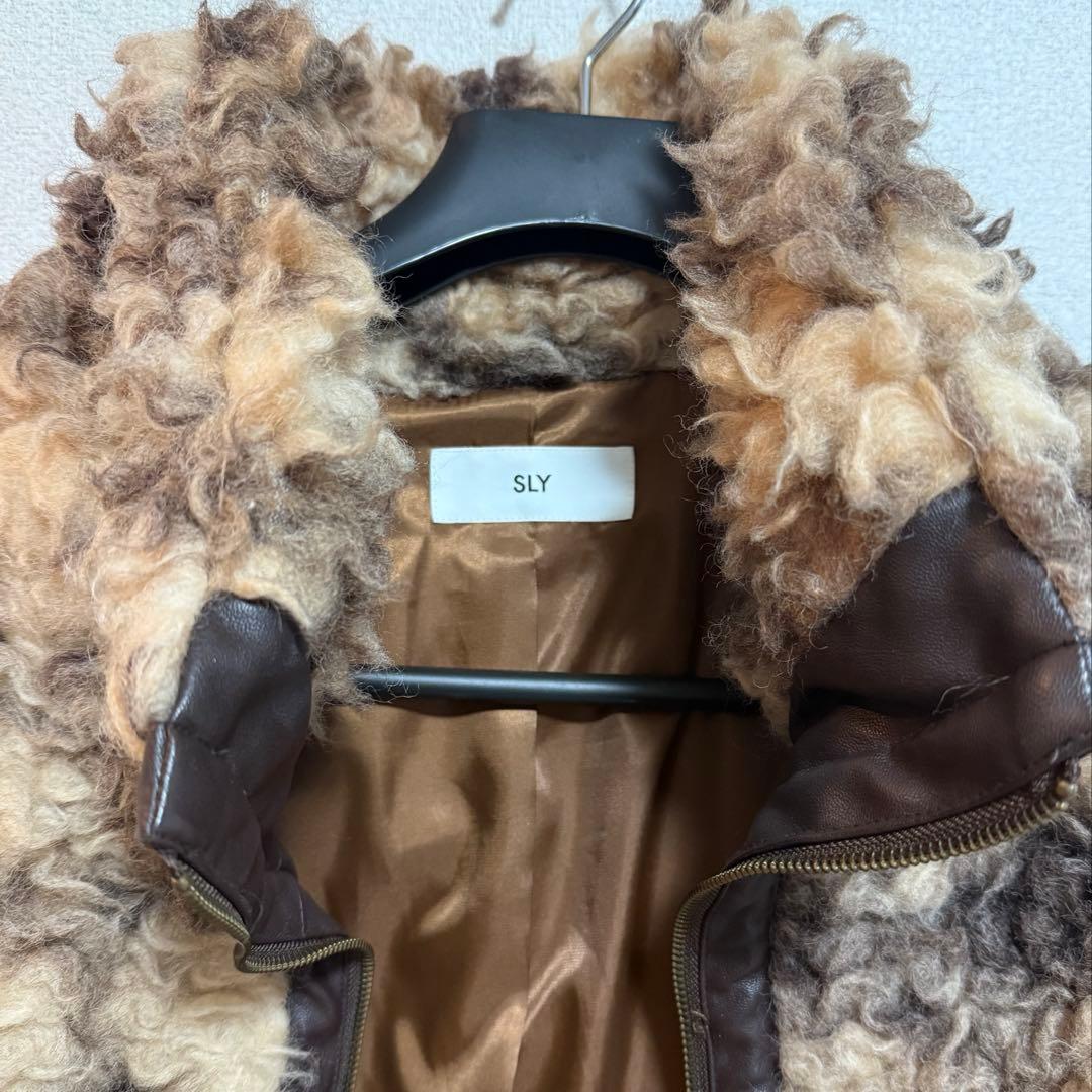 SLY ボアブルゾン