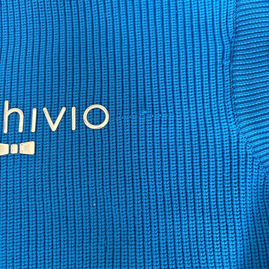 archivio 青色 クマ刺繍 セーター　サイズ36