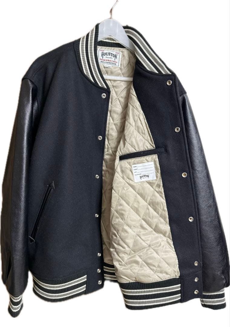 HOUSTON スタジャン メルトン アワードジャケット XXL