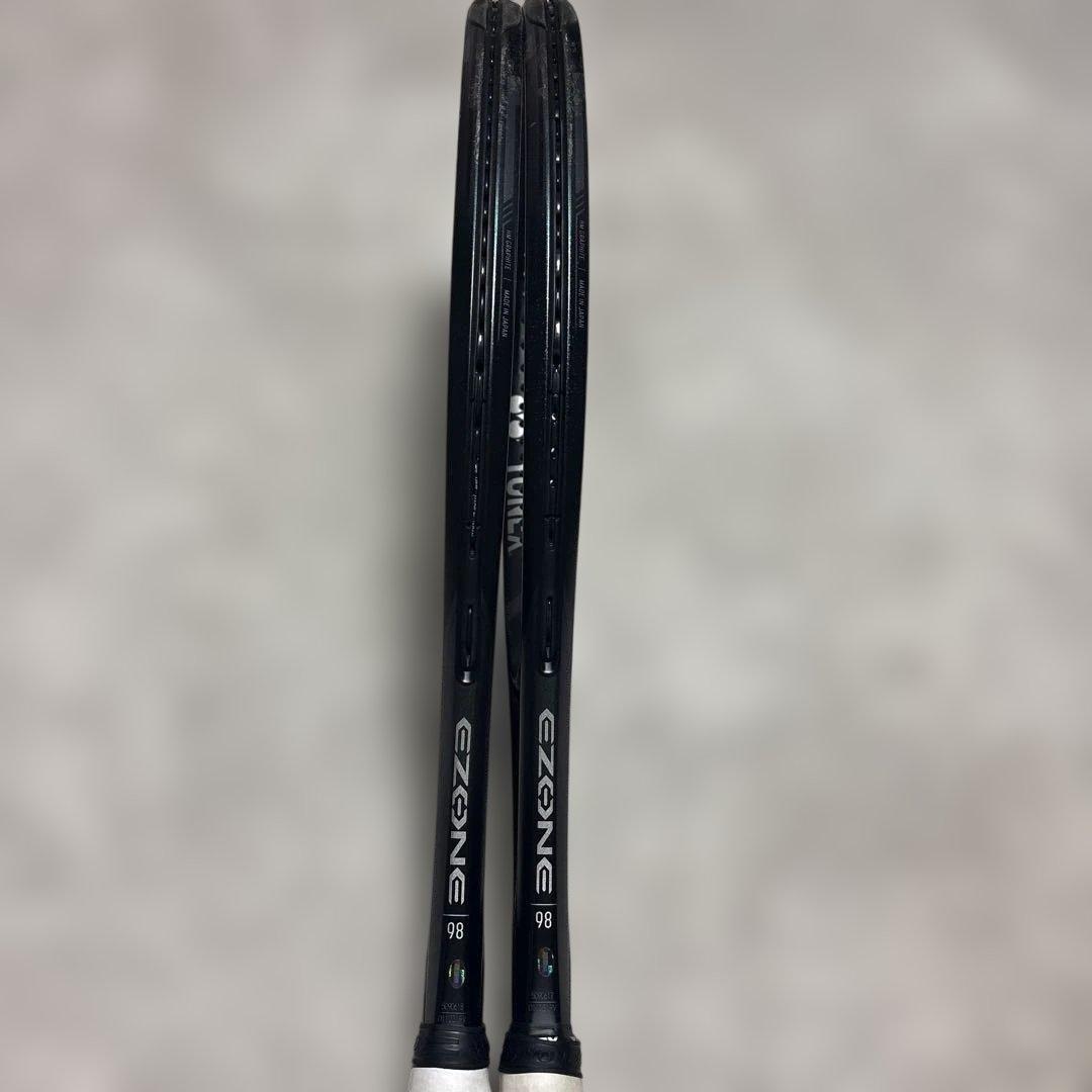 【YONEX】ヨネックス テニスラケット EZONE 98 黒色G2 2本セット