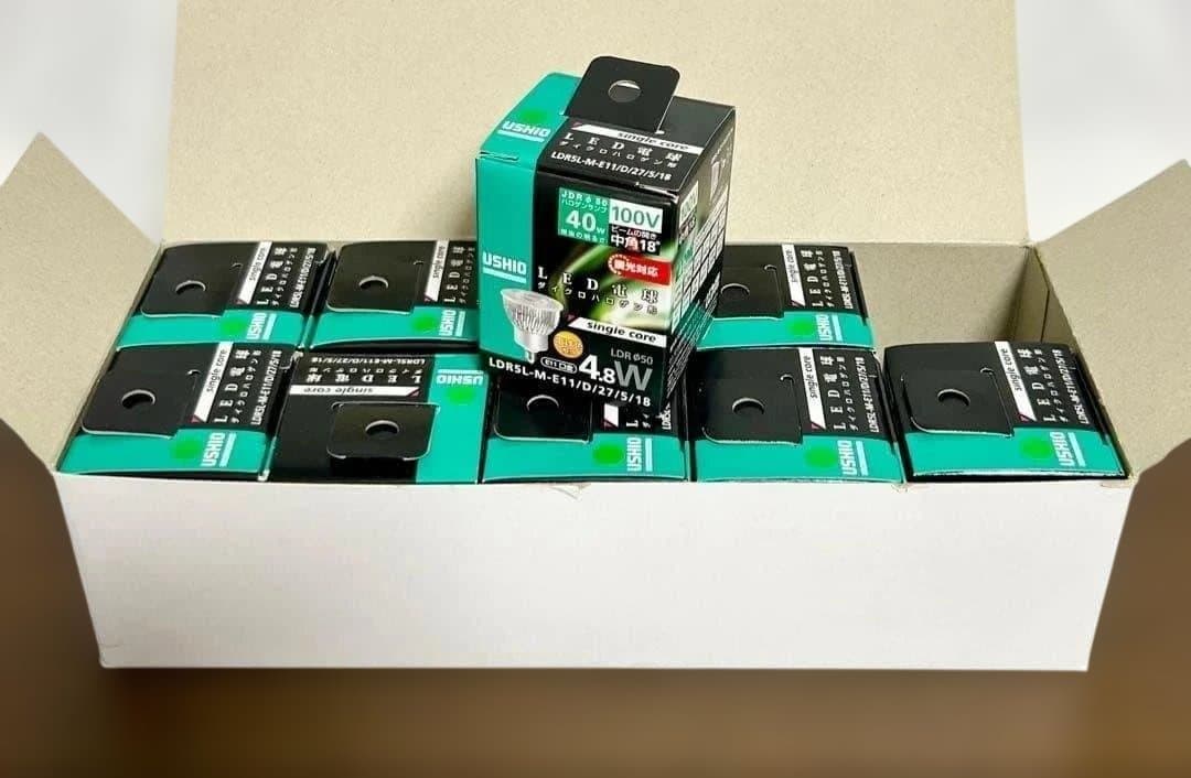 USHIO LED電球 LDR5L-M-E11/D/27/5/18 4.8W