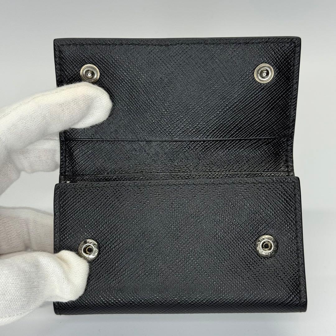 ✨極美品✨PRADA プラダ　キーケース　6連　サフィアーノ