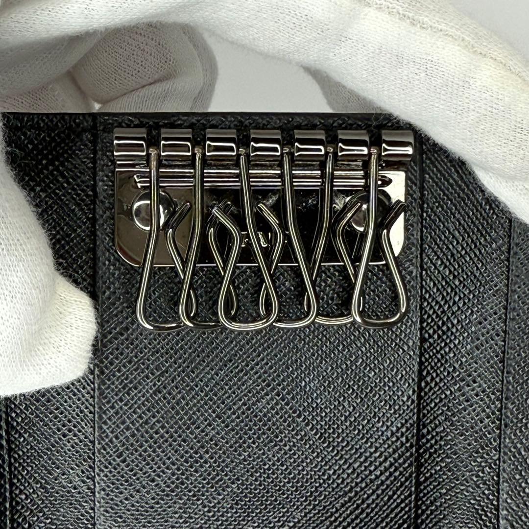 ✨極美品✨PRADA プラダ　キーケース　6連　サフィアーノ