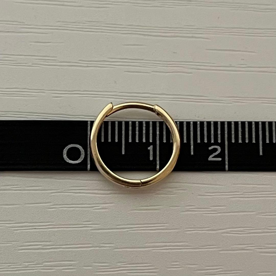 AVALANCHE (アヴァランチ) 10K YG フープピアス